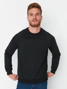 Trendyol Raglan Sleeves Round Neck Pullover Sweatshirt