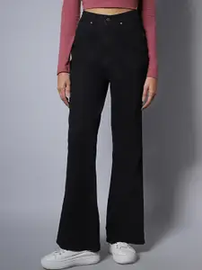 High Star Stretch Flare Fit Clean Look Jeans