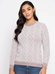 CLAPTON Printed Woollen Pullover