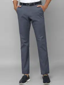 Allen Solly Men Textured Mid-Rise Trousers