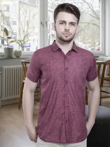 Kuons Avenue Smart Slim Fit Spread Collar Pocket Casual Shirt