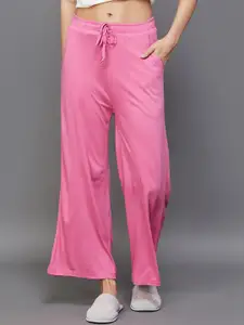 Ginger by Lifestyle Women Loose Fit Flared Cotton Lounge Pants