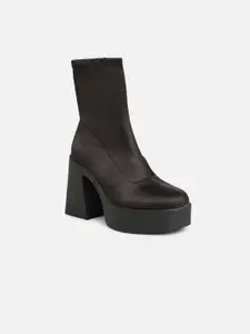 ALDO Women Leather Block Boots
