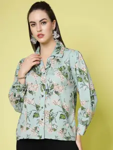 plusS Floral Printed Casual Shirt