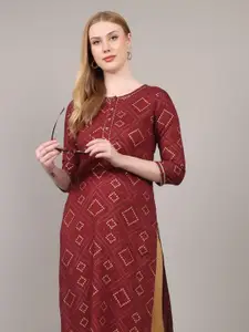 SUTI Geometric Printed Kurta