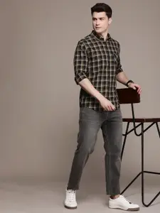 French Connection Pure Cotton Slim Fit Checked Casual Shirt