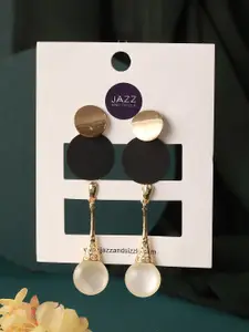 Jazz and Sizzle Set Of 2 Gold-Plated Drop Earrings