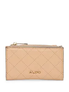 ALDO Women Textured Zip Around Wallet