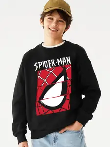 KINSEY Boys Spiderman Printed Fleece Sweatshirt
