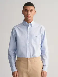 GANT Button-down Collar Pure Cotton Casual Shirt