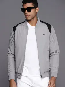 Louis Philippe Solid Bomber Jacket