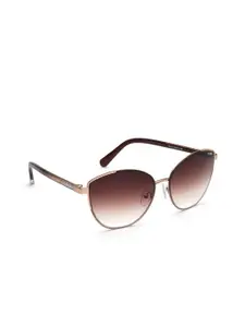 IRUS by IDEE Women Cateye Sunglasses With UV Protected Lens-IRS1071C1SG
