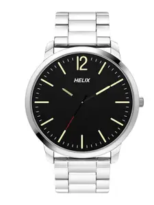 Helix Men Stainless Steel Bracelet Style Straps Analogue Watch TW039HG11