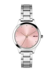 Helix Women Stainless Steel Bracelet Style Straps Analogue Watch TW049HL08