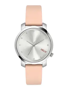 Helix Women Leather Straps Analogue Watch TW032HL32