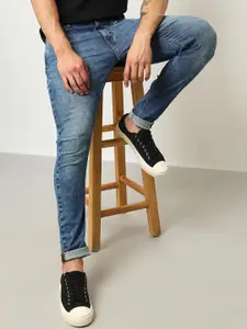 Lee Men Bruce Skinny Fit Clean Look Heavy Fade Stretchable Jeans