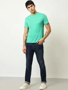 Lee Men Mid-Rise Slim Fit Light Fade Stretchable Jeans