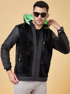 Urban Ranger by pantaloons Hooded Bomber Jacket
