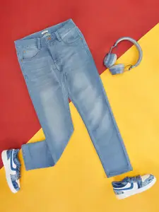 Pantaloons Junior Boys Clean Look Mid-Rise Heavy Fade Jeans