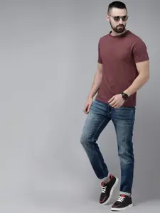 Pepe Jeans Men Vapour Tapered Fit Low-Rise Heavy Fade Stretchable Jeans