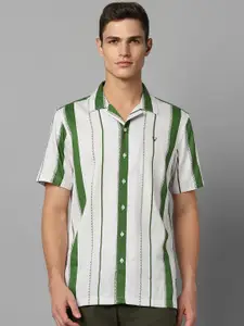 Allen Solly Variegated Stripes Striped Cotton Casual Shirt