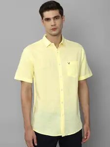 Allen Solly Spread Collar Short Sleeves Slim Fit Casual Shirt