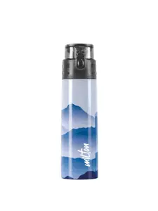 Milton Artesia 900 Blue Printed Thermosteel Insulated Water Bottle-750 ml