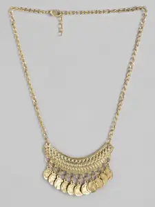 RICHEERA Brass Gold-Plated Necklace