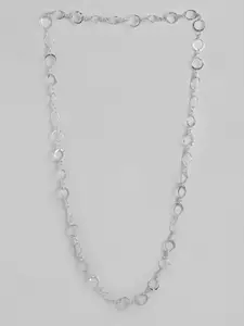 RICHEERA Brass Silver-Plated Necklace