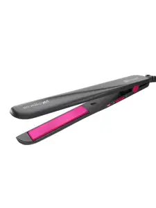 Ikonic Me Go Straight Hair Straightener With Floating Ceramic Plates - Black