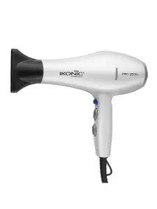 Ikonic Professional HD 2500+ Pro Hair Dryer - White