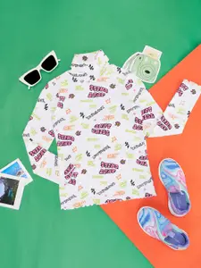 Pantaloons Junior Girls Typography Printed Sweatshirt