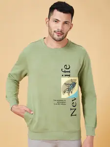 Urban Ranger by pantaloons Typography Printed Pullover Sweatshirt