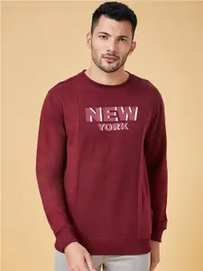 Urban Ranger by pantaloons Typography Printed Cotton Pullover Sweatshirt