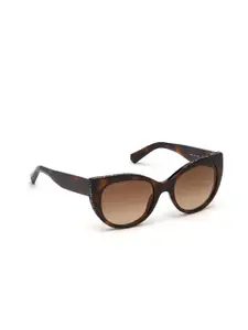 SWAROVSKI Women Cateye Sunglasses With UV Protect Lens SK0202 53 52F