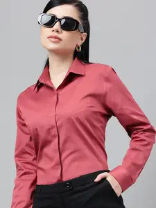 Hancock Smart Pure Cotton Satin Formal Shirt