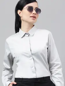 Hancock Smart Spread Collar Cotton Casual Shirt