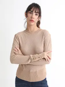 RAREISM Basic Sweater With Cuff Detail