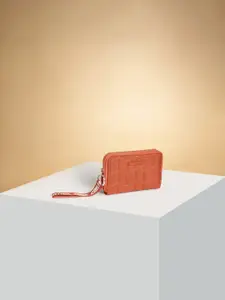 Forever Glam by Pantaloons Embroidered Zip Around Wallet