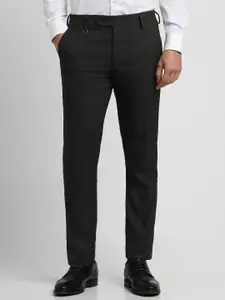 Peter England Men Slim Fit Formal Trousers