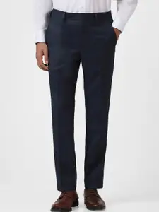 Van Heusen Men Mid Rise Formal Trousers