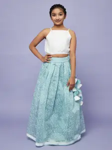 Aks Kids Girls Ready to Wear Lehenga With Blouse