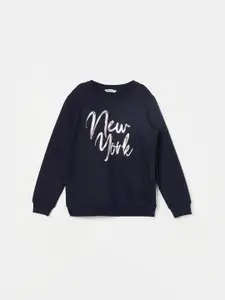 Fame Forever by Lifestyle Girls Typography Printed Pure Cotton Pullover