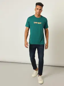 Lee Typography Printed Cotton T-shirt