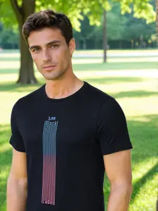 Lee Graphic Printed Slim Fit Cotton T-shirt