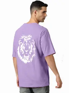 Elibolz Graphic Printed Oversized Cotton T-Shirt