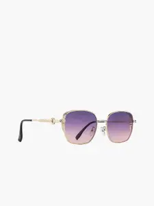 Forca by Lifestyle Women Square Sunglasses with UV Protected Lens