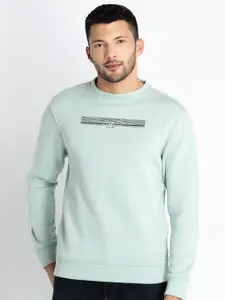 Status Quo Graphic Printed Cotton Sweatshirt