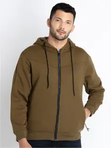 Status Quo Cotton Hooded Front-Open Sweatshirt