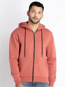 Status Quo Hooded Front-Open Cotton Sweatshirt